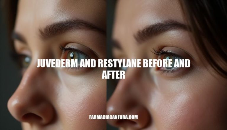 Juvederm and Restylane Before and After: A Comprehensive Guide