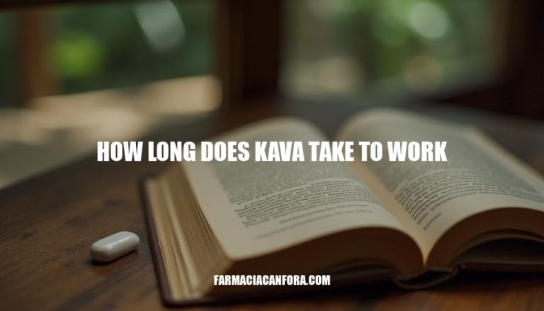 Kava Onset Time: How Long Does Kava Take to Work?