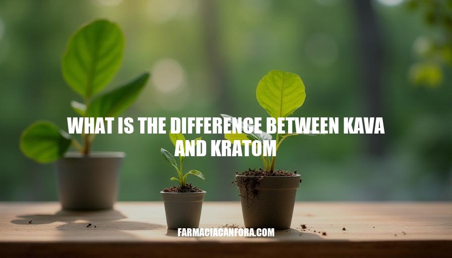 Kava vs Kratom: Understanding the Key Differences