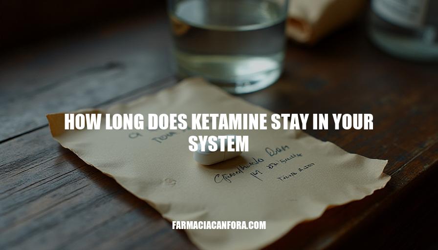 Ketamine Detection Time: How Long Does It Stay in Your System?