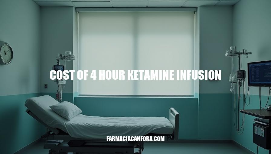 Ketamine Infusion Cost: A Comprehensive Guide to 4-Hour Treatment Expenses