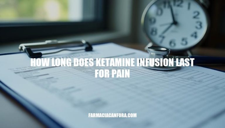 Ketamine Infusion Duration: How Long Does It Last for Pain Relief?