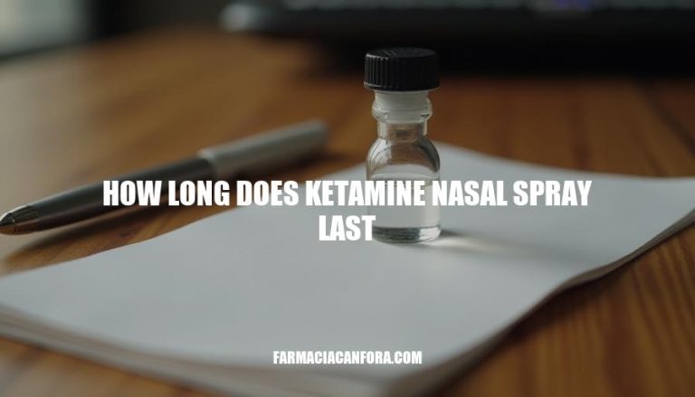 Ketamine Nasal Spray Duration: How Long Does It Last?