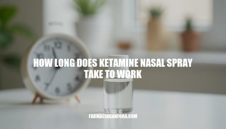 Ketamine Nasal Spray Onset Time: How Long Does It Take to Work?