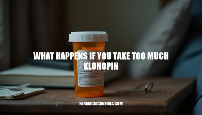 Klonopin Overdose Risks: What Happens If You Take Too Much Klonopin?