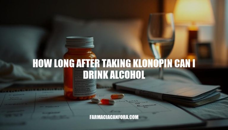 Klonopin and Alcohol Interaction: Safe Waiting Periods