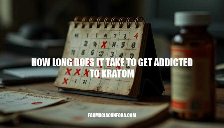 Kratom Addiction Timeline: How Long Does It Take to Get Hooked?