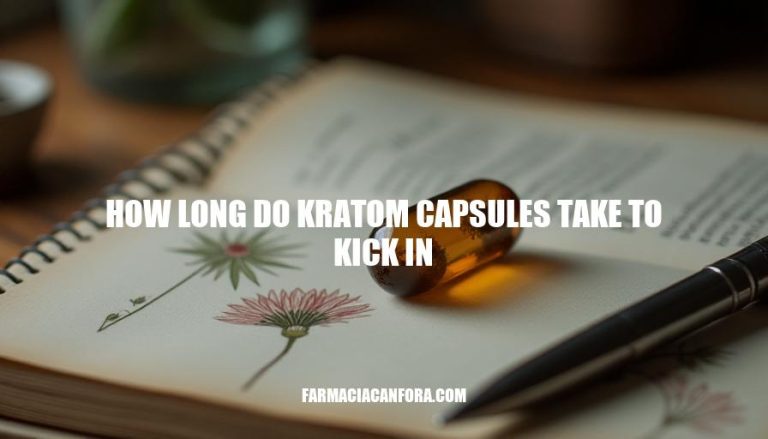 Kratom Capsule Onset Time: How Long Do They Take to Kick In?