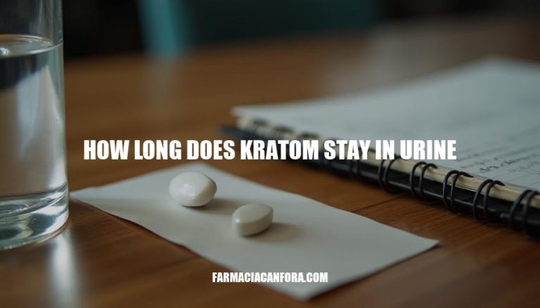 Kratom Detection Time: How Long Does Kratom Stay in Urine?