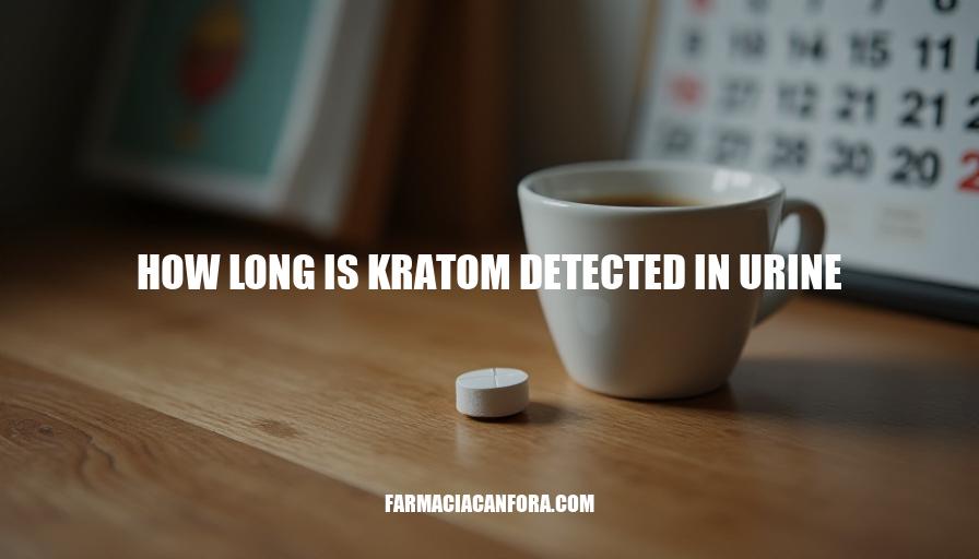 Kratom Detection Timeframe: How Long Does Kratom Show Up in Urine?