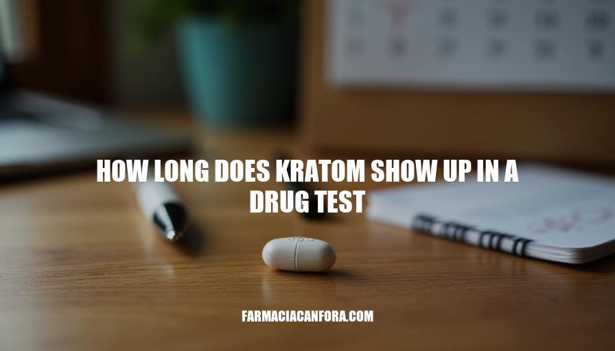 Kratom Detection Timeframe: How Long Does Kratom Show Up in a Drug Test?