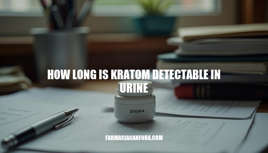 Kratom Detection Timeframe: How Long Is Kratom Detectable in Urine?