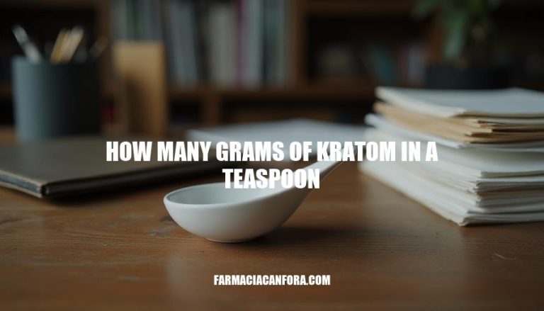 Kratom Dosage: Understanding Grams per Teaspoon