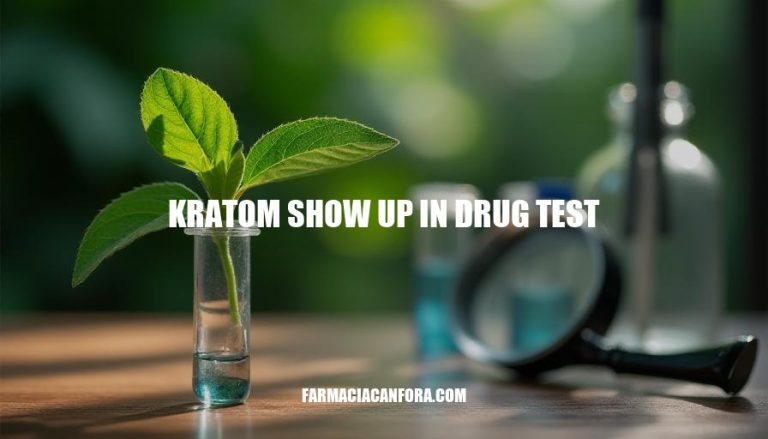 Kratom Show Up in Drug Test: Detection Risks and Factors