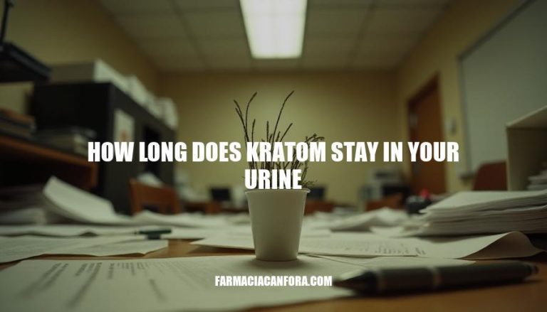 Kratom Urine Detection Times: How Long Does Kratom Stay in Your Urine?