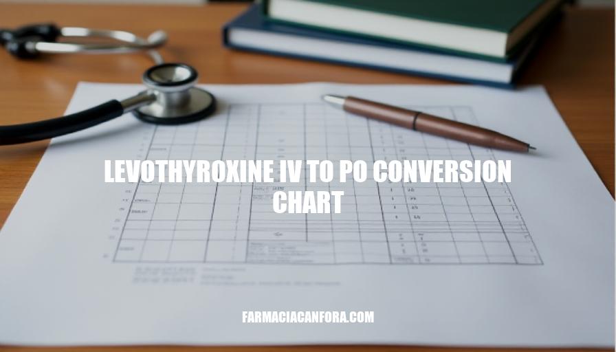 Levothyroxine IV to PO Conversion Chart: A Guide for Clinicians