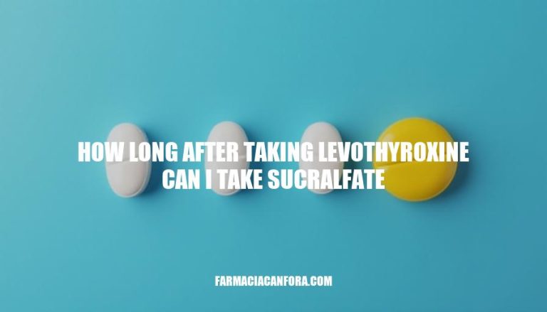 Levothyroxine and Sucralfate Interaction: Timing is Everything