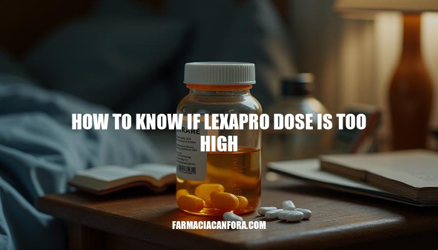 Lexapro Dosage: Recognizing Signs of Excessive Levels