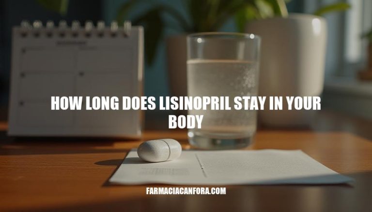 Lisinopril Half-Life: How Long Does It Stay in Your Body?