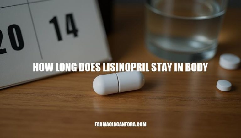 Lisinopril Half-Life: How Long Does Lisinopril Stay in Your Body?