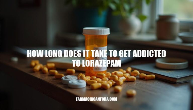 Lorazepam Addiction Timeline: How Long Does It Take to Develop Dependence?