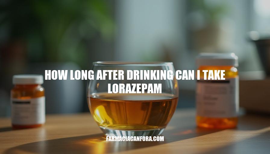 Lorazepam and Alcohol: Safe Waiting Periods for Effective Use