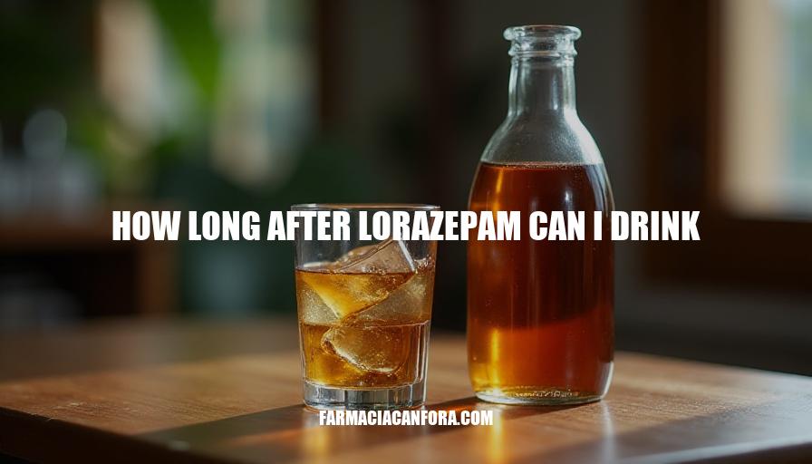 Lorazepam and Alcohol: Timing is Everything