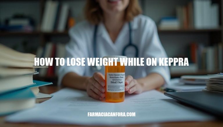 Losing Weight on Keppra: A Comprehensive Guide