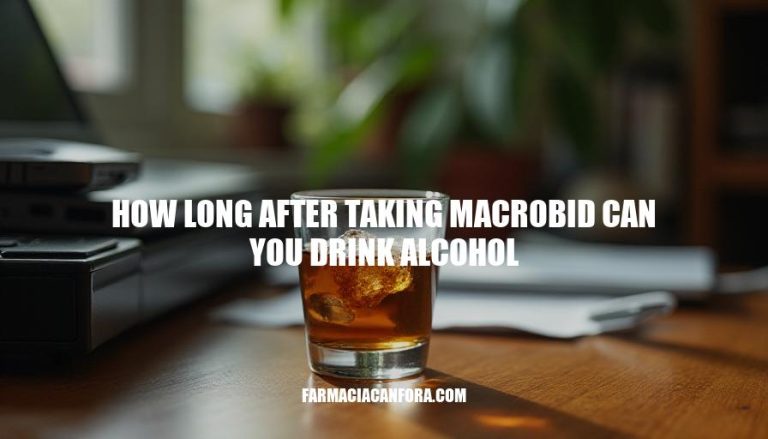 Macrobid and Alcohol Interaction: Safe Waiting Period