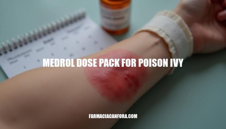 Medrol Dose Pack for Poison Ivy Relief: A Comprehensive Guide