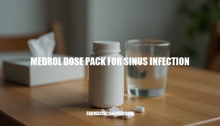 Medrol Dose Pack for Sinus Infection: A Comprehensive Guide