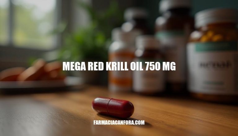 Mega Red Krill Oil 750mg: Unlocking Optimal Health Benefits