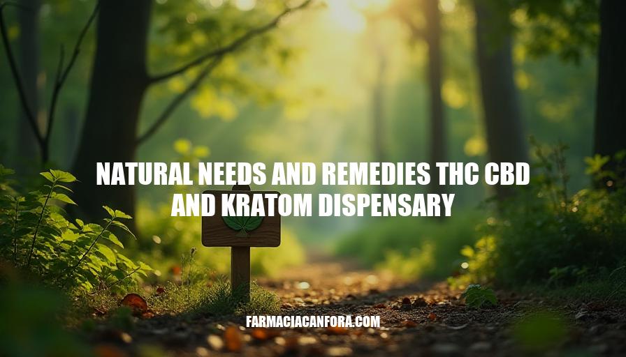 Natural Needs & Remedies: THC, CBD, Kratom Dispensary Solutions