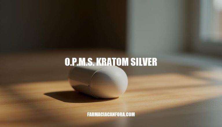 O.P.M.S. Kratom Silver: A Premium Mitragyna Speciosa Experience