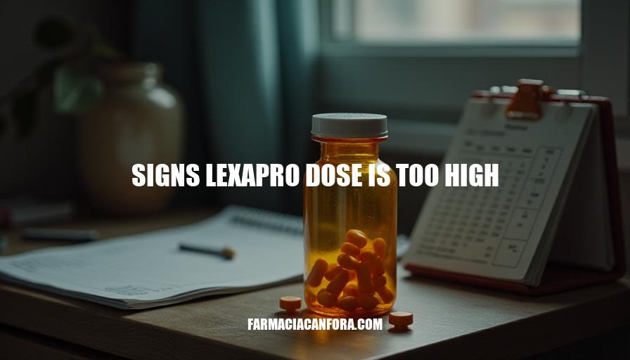 Recognizing Signs Your Lexapro Dose Is Too High: A Guide to Safe Treatment