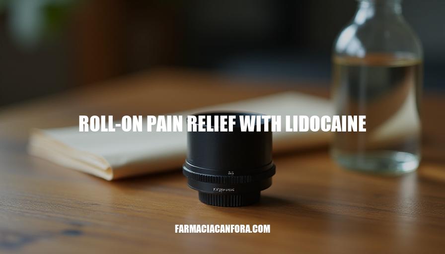 Roll-On Pain Relief with Lidocaine: Fast, Targeted Relief from Discomfort