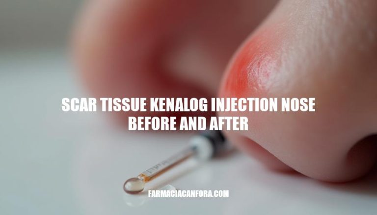 Scar Tissue Kenalog Injection Nose Before and After: A Comprehensive Guide