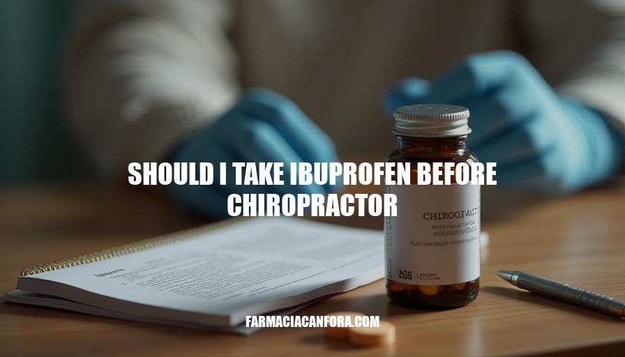 Should You Take Ibuprofen Before Chiropractic Care: Weighing the Benefits and Risks