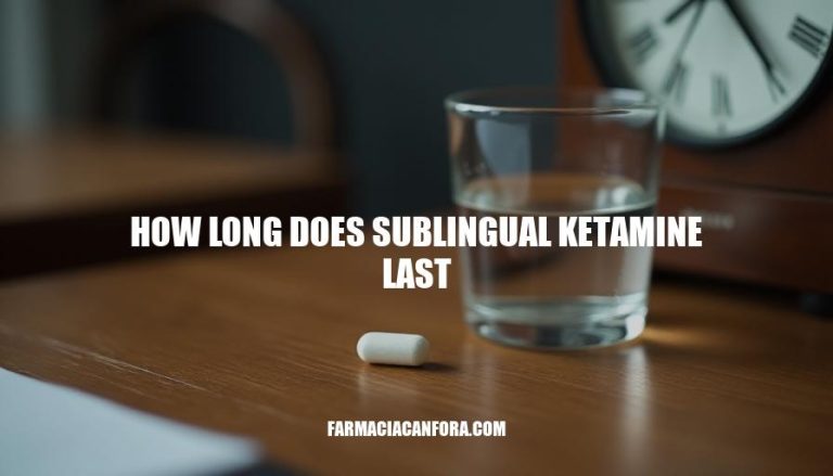 Sublingual Ketamine Duration: How Long Does It Last?