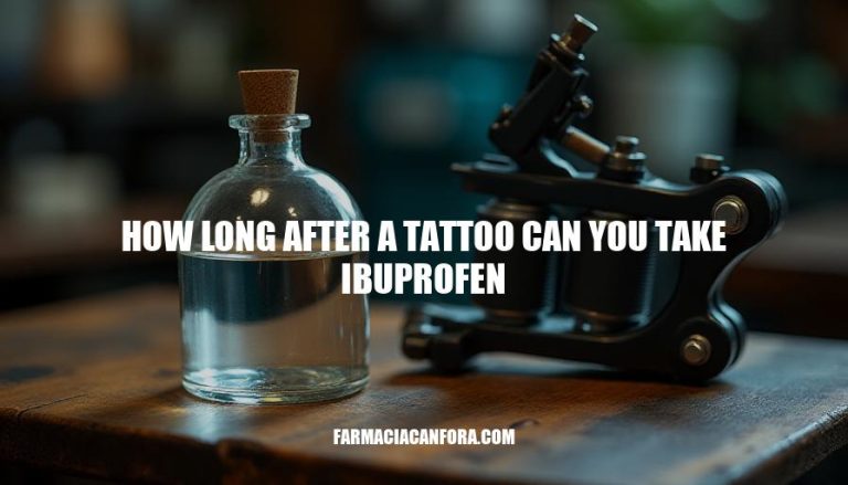 Tattoo Aftercare: Timing Ibuprofen Use for Optimal Healing