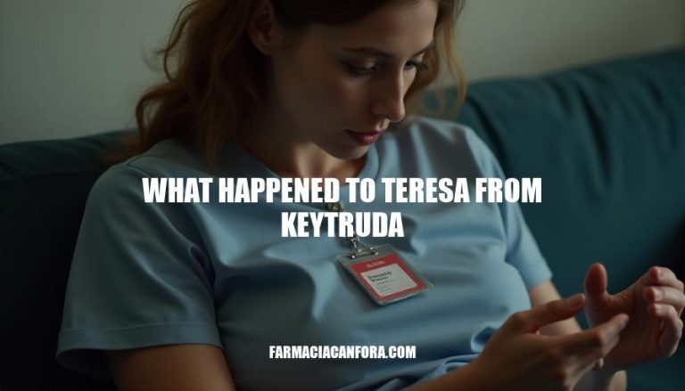 Teresa's Journey with Keytruda: What Happened After Her Cancer Diagnosis