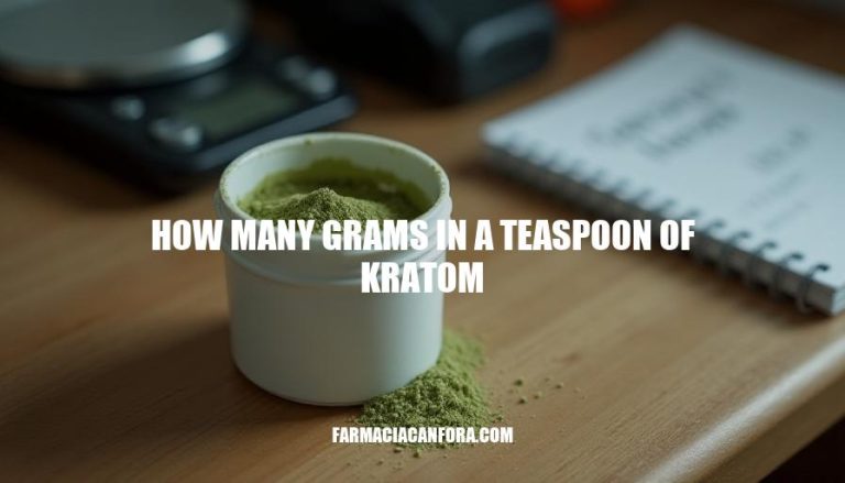 The Accurate Measurement Guide: How Many Grams in a Teaspoon of Kratom