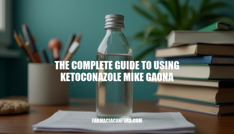 The Complete Guide to Using Ketoconazole: A Comprehensive Resource by Mike Gaona