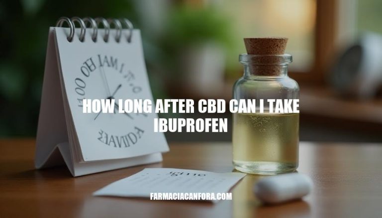 Timing CBD and Ibuprofen: How Long After CBD Can I Take Ibuprofen?