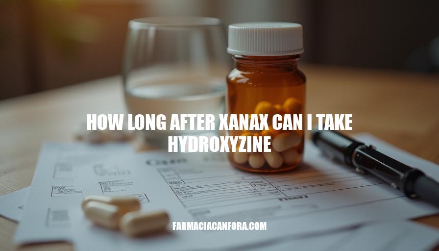 Timing Xanax and Hydroxyzine: A Guide to Safe Co-Administration