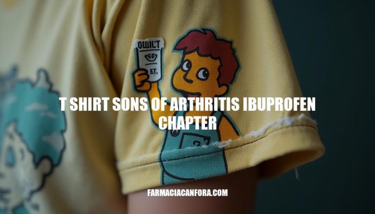 Wearing Our Hearts on Our Sleeves: The T-Shirt Sons of Arthritis Ibuprofen Chapter