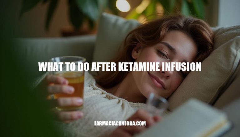 What to Do After Ketamine Infusion: A Comprehensive Guide to Optimal Recovery