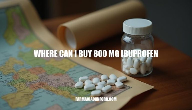 Where Can I Buy 800mg Ibuprofen: A Comprehensive Guide