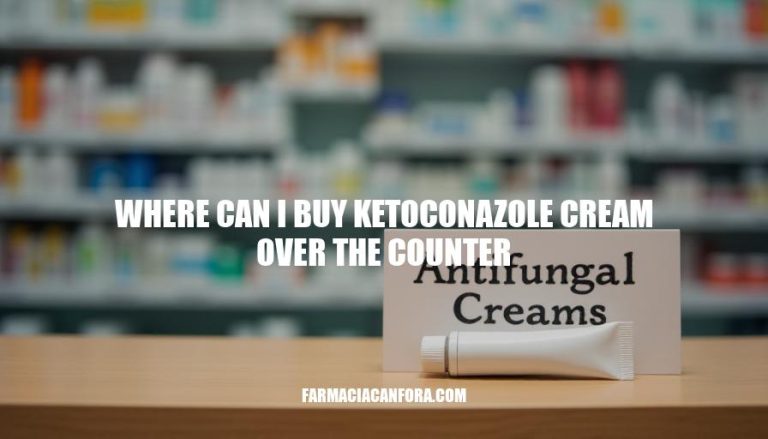 Where Can I Buy Ketoconazole Cream Over the Counter: A Comprehensive Guide