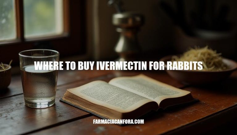 Where to Buy Ivermectin for Rabbits: A Comprehensive Guide